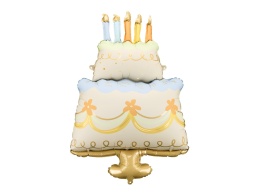 Balon foliowy Tort, 62x104 cm