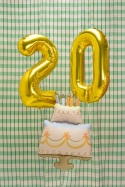 Balon foliowy Tort, 62x104 cm