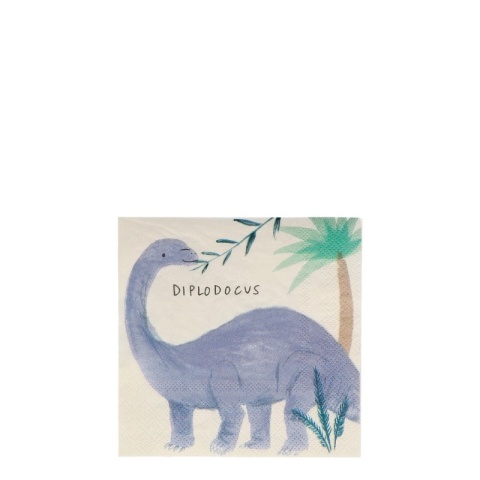 DINOZAURY - Serwetki Małe