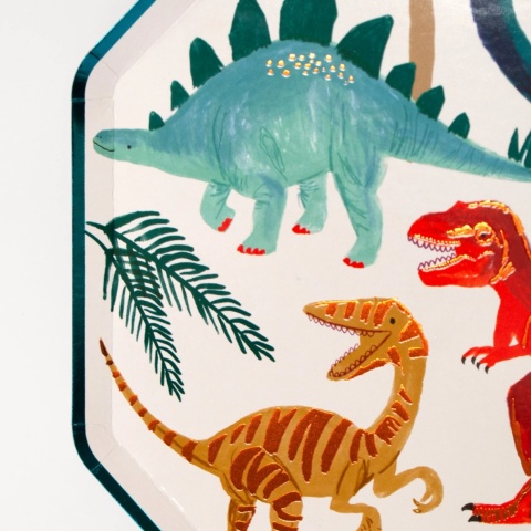 DINOZAURY zestaw dla 8 osób