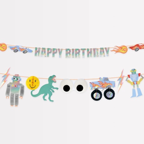 Meri Meri - Papierowa girlanda dekoracyjna, Toybox Icon