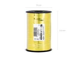 Wstążka plastikowa, złoty, 5mm/225m